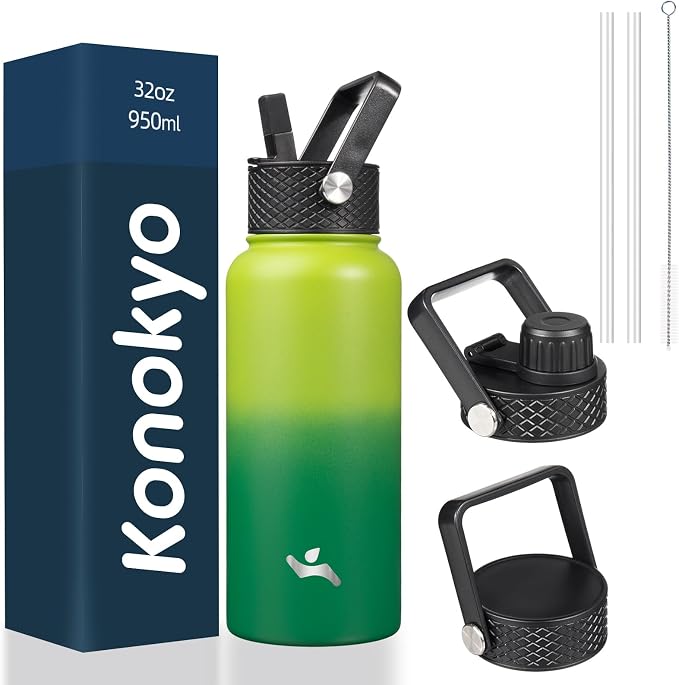 Konokyo 32 oz Insulated Stainless Steel Water Bottle by Konokyo