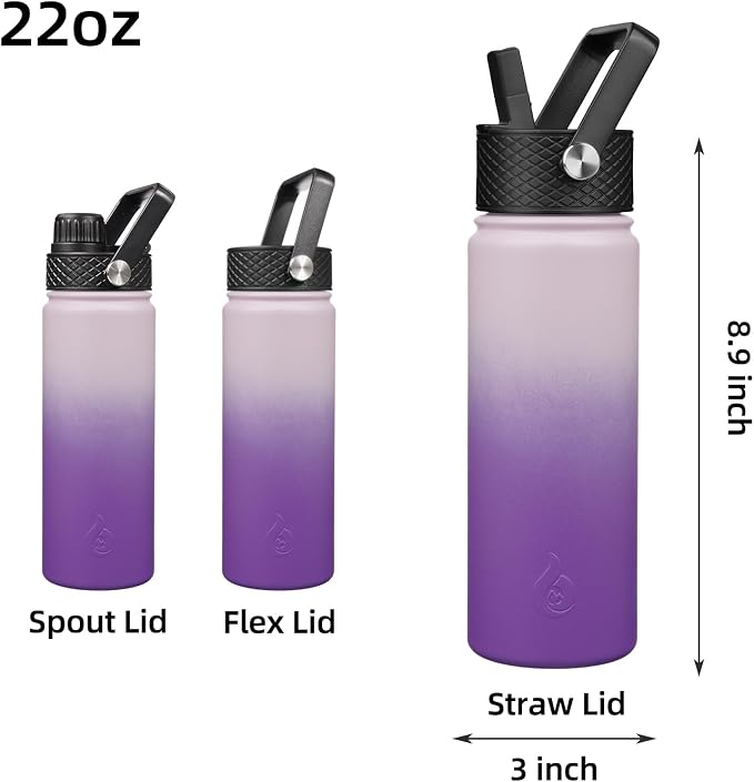 BJPKPK 22oz Insulated Water Bottle - Image 2