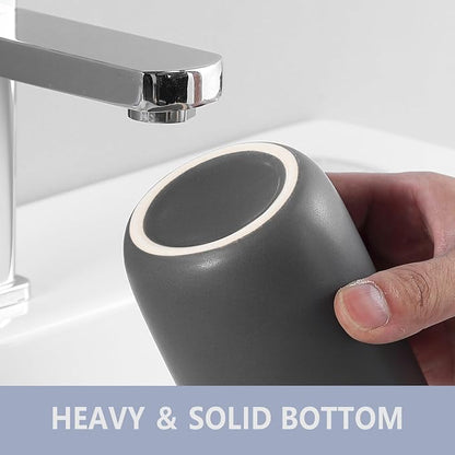 Matte Grey Toothbrush Holders for Bathrooms - Image 5