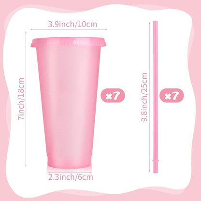Hooqict 7 Pack Reusable Cups - Image 2