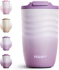 TOURIT 12 oz Travel Coffee Mug, Vacuum Insulated Stainless Steel Tumbler by TOURIT