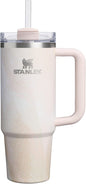 STANLEY Quencher H2.0 Flow State Tumbler, 30 oz, Sahara Plume | Handle and by Unknown