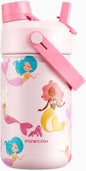 12 oz Kids Insulated Water Bottle by POWCAN