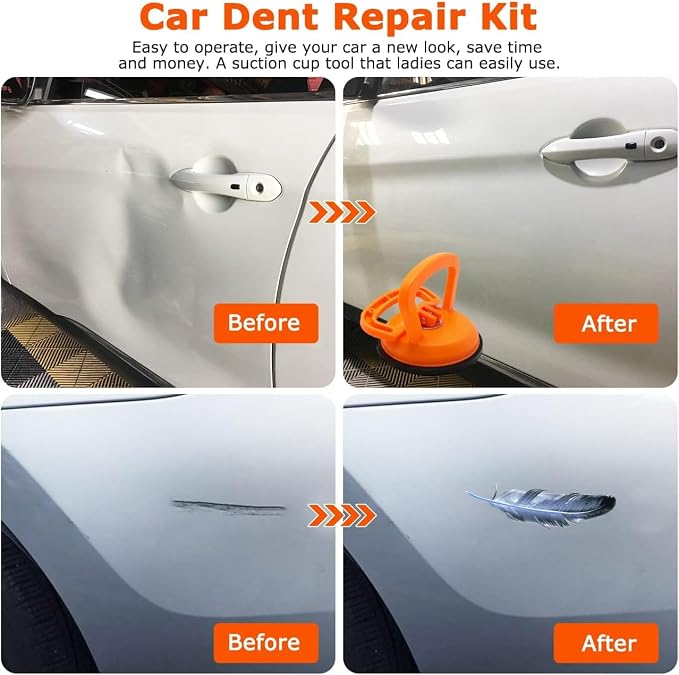 2 Pack Dent Puller, Car Dent Puller, Suction Cup Dent Puller Handle Lifter - Image 5