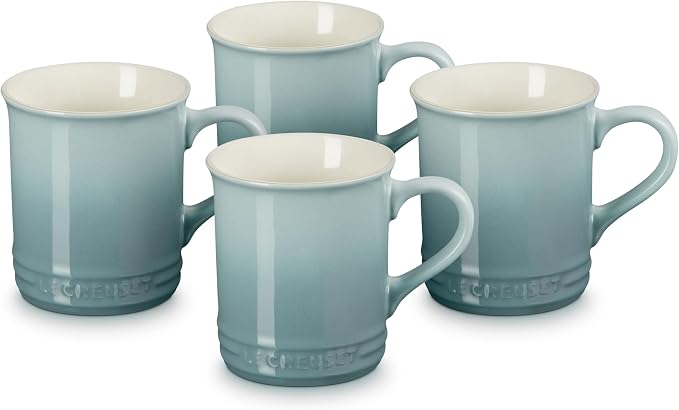 Le Creuset Stoneware Vancouver Mug, 14 oz. each, Sea Salt by Unknown