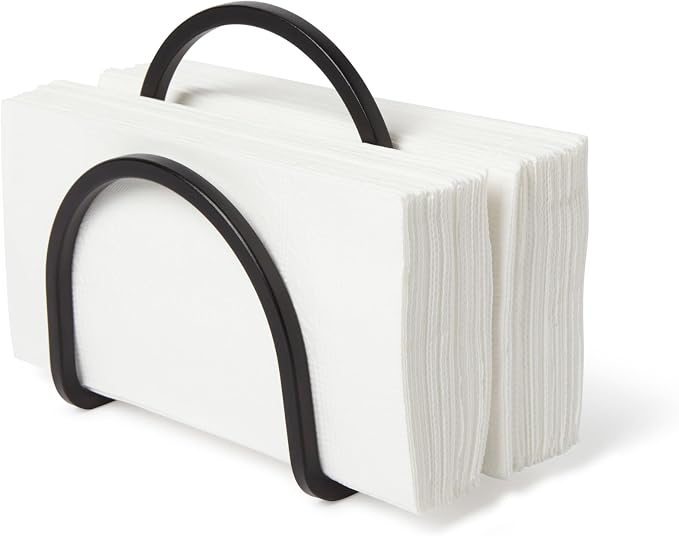 Umbra Squire Napkin Holder, Contemporary Metal Design, doubles as handle by Umbra
