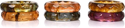 Resin Napkin Rings, Spring Color Epoxy Holders | Epoxy resin, glossy finish - Image 7