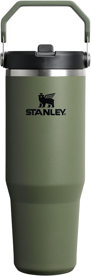 STANLEY IceFlow 2.0 Flip Straw Tumbler, 30 oz, Dried Pine | Easy Carry Handle | by Unknown