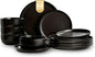 EWFEN Plates and Bowls Sets, 12 Pieces Ceramic Dinnerware Set by EWFEN