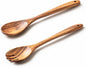 Gudamaye Acacia Wooden Salad Server Set, 13 inch Salad Tongs by Gudamaye-WoodenUtensilsSets