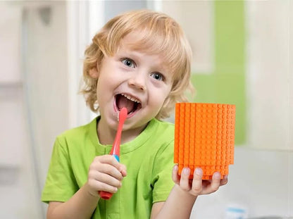DEEXITO Build on Brick Coffee Mugs, Creative DIY Kids Party Cups - Image 6