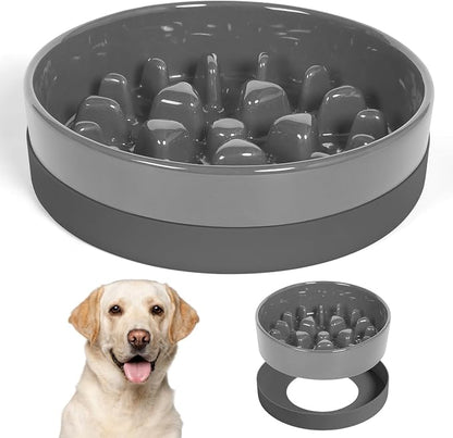 Sted Ceramic Slow Feeder Dog Bowls by Sted