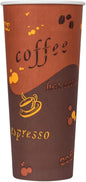 Karat 24 oz Paper Hot Coffee Cups Disposable, Leak-Resistant Double Poly-Lined by Karat