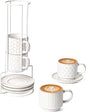 LE TAUCI 6 oz Stackable Cappuccino Cups by LETAUCI
