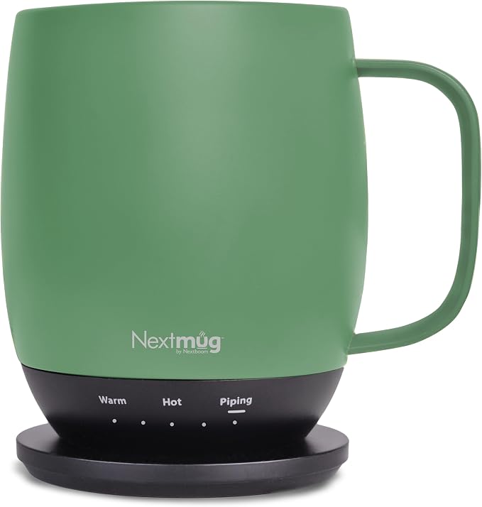 Nextmug - Temperature-Controlled, Self-Heating Coffee Mug | – No App, by NextmugbyNextboom