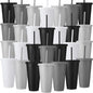 Honeydak 30 Pack Tumbler with Straw and Lid Bulk Cups by Honeydak