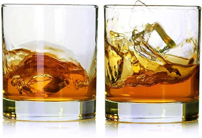 Whiskey Glasses, 11 oz, Premium Scotch Glasses, Bourbon Glasses by KGnB