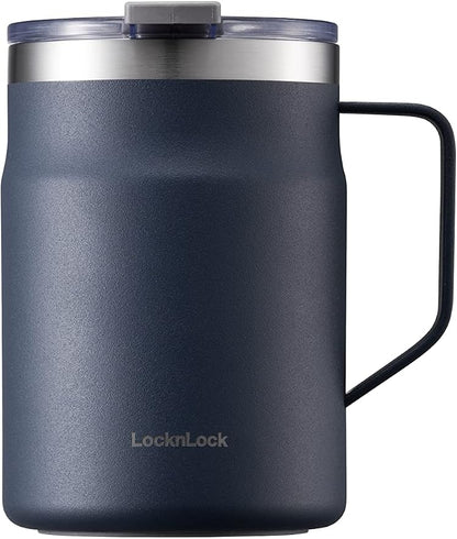 LocknLock Metro Mug, Premium 18/8 Stainless Steel Metal, Double Wall Insulated by LocknLock