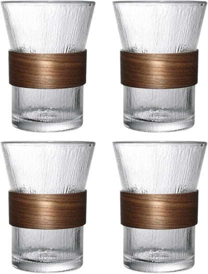 Glacier Glass Coffee Mug | 4-Pack by Boxonly
