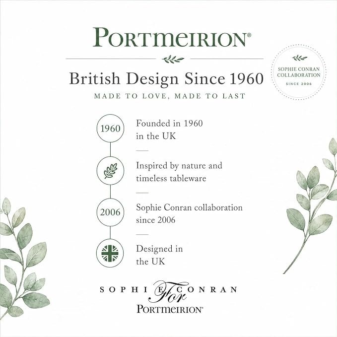 Portmeirion Sophie Conran Gold Salad Server Set | 2-Piece Flatware Serving - Image 9