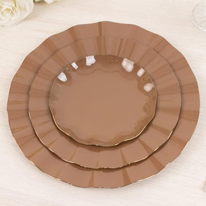 Efavormart 10 Pack Hard Plastic Dessert Plates - Image 8