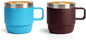 Zenbo 6 oz Espresso Mug with Handle, Ceramic-Lined 18/8 Stainless Steel | by Zenbo