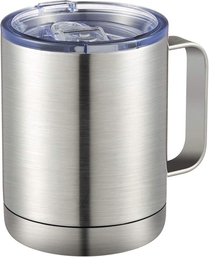 MEWAY 12oz Coffee Mug With Handle, Stainless Steel Insulated Travel Tumblers by MEWAY