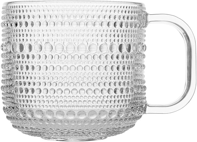 Fortessa Jupiter Glass, 12 Ounce Coffee Cup by Unknown