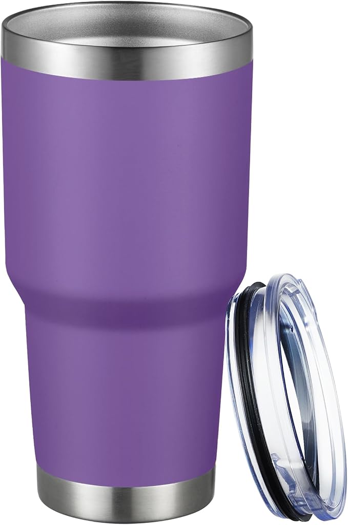 MEWAY 30oz Tumbler Double Wall Vacuum Insulated Travel Mug, Stainless Steel by MEWAY