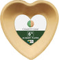 Charity Leaf Disposable Palm Leaf 6" Heart Plates (25 pieces) Bamboo Like Serving Platters, Disposable Boards, Eco-Friendly Dinnerware For Weddings, Catering, Events