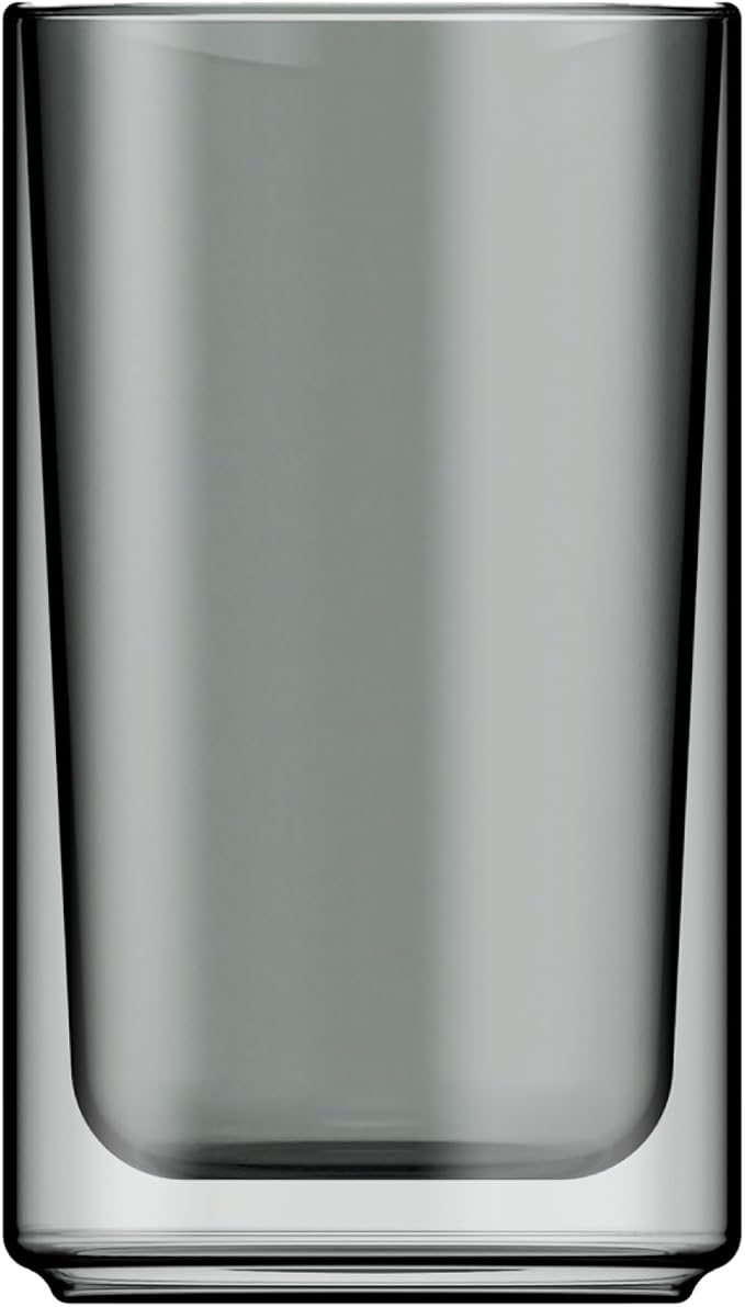 Terra Kaffe Fog Forte 12 oz Double-Walled Coffee Glass – Borosilicate Thermal by TerraKaffe