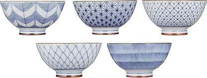 Saikai Pottery 19541 Arita Ware Kiyohide Kiln Rice Bowl, 5 Patterns, Old Dyed - Image 5
