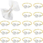 KPOSIYA Pearl Napkin Rings by KPOSIYA