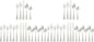 Amazon Basics Silverware Set, Stainless Steel Flatware, Dishwasher Safe by AmazonBasics