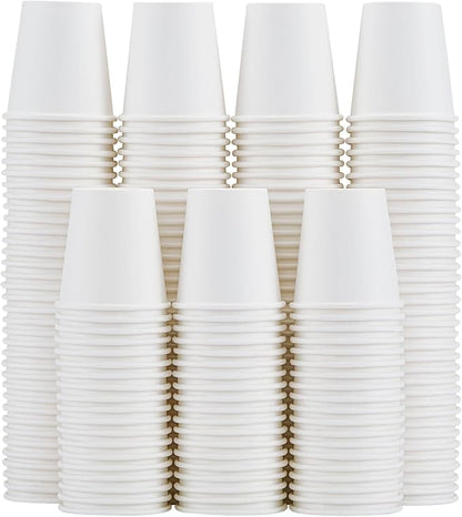 Clawsoff 5 oz 300 Count White Paper Cups Disposable Bathroom Mouthwash Cups | by BuyNow