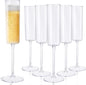 Ciaell 24 Pack Plastic Champagne Flutes by Ciaell