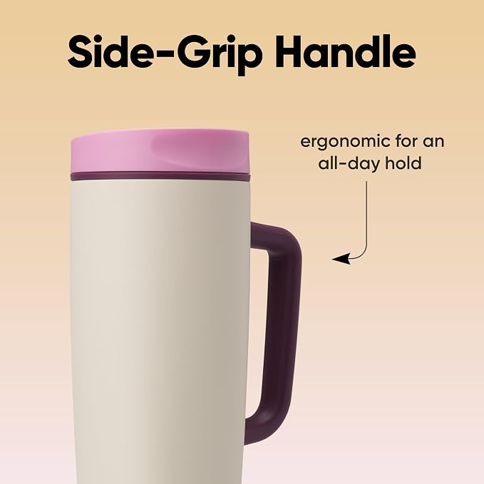 Owala SmoothSip Slider Stainless Steel Insulated Travel Mug - Image 5