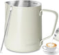 HOOMIL Milk Frothing Pitcher, 12oz/20oz/32oz 304 Stainless Steel | Steaming by HOOMIL
