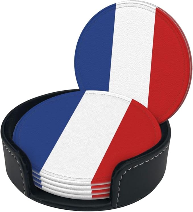 French Flag Coasters for Drinks - Image 2