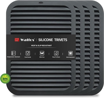 Walfos Silicone Trivets for Hot Pots and Pans by Walfos