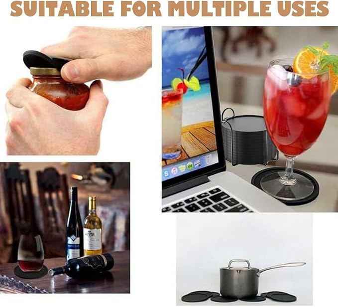 Silicone Coaster Set of 12 Pieces - Image 7