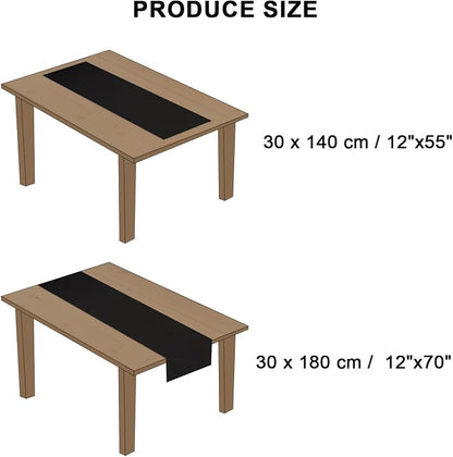 Table Runner 55 Inches Long, Vinyl Woven Heatproof Table Runners | Washable - Image 9