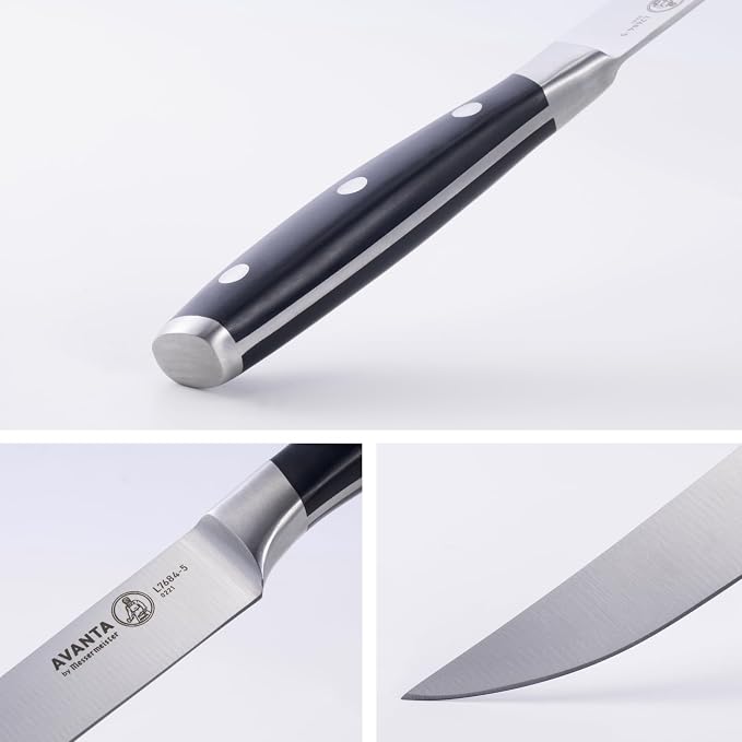 Messermeister Avanta Forged 5” Fine Edge Steak Knife Set - Image 4