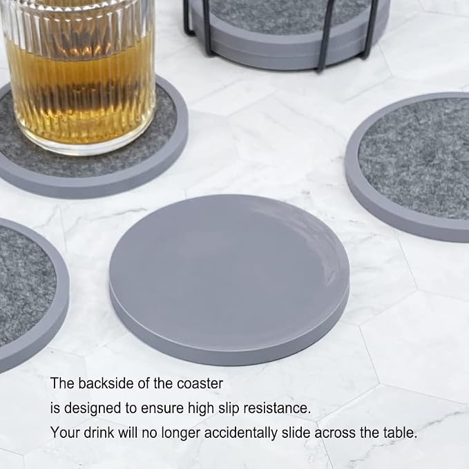 Absorbent Coasters for Drinks - Image 4