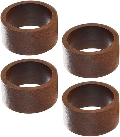 Classic Handmade Napkin Rings Set, Dining Table Holders - Image 2