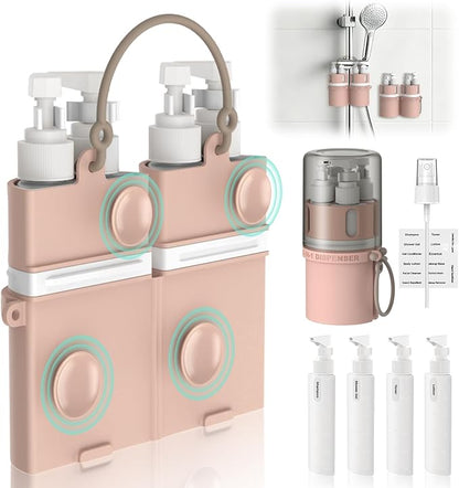 4 in 1 Travel Dispenser Bottle, Travel Toiletry Bottles by Unknown