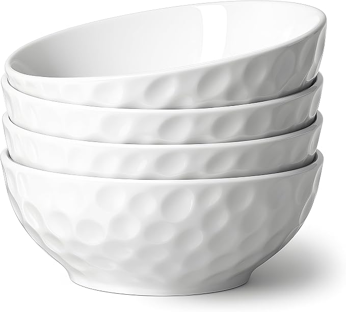 HOMBENE Ceramic Serving Bowls, 6.3 Inch, Oven & Microwave Safe, 25.7 oz Capacity by HOMBENE