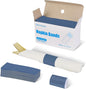 Germiwipe Paper Napkin Band Box of 500,Napkin Rings Self Adhesive,Silverware Wraps Bands (Navy Blue-500 pcs)