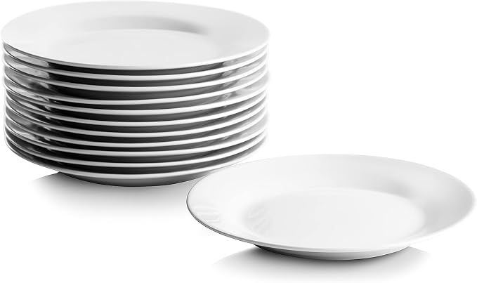 10 Strawberry Street 7.5" Catering Round Salad/Dessert Plate - Image 3