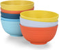 24 OZ Wheat Straw Cereal Bowls Set of 8, Unbreakable & Reusable Bowls, BPA Free by Homestockplus